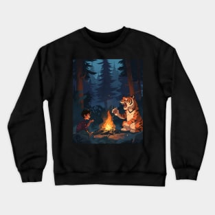 Calvin and Hobbes Mischief Crewneck Sweatshirt